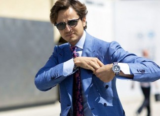 Roberto projektuje odzież męską