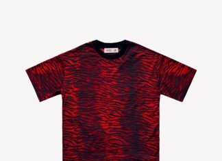 Wełniany t-shirt Kenzo dla H&M